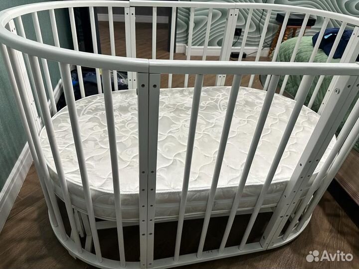 Кроватка круглая /трансформер(новорожденные)