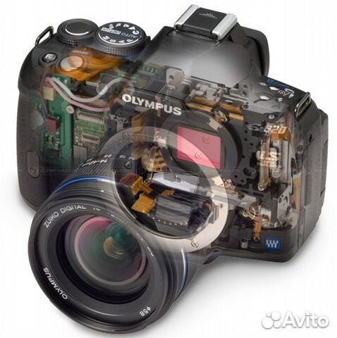 Ремонт фотоаппарата видеокамеры объектива вспышки