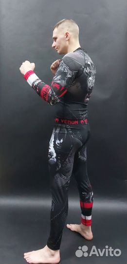 Комплект: рашгард + компрессионные штаны venum