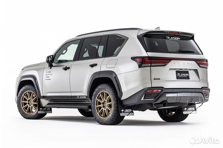 Накладка зад бампера Lexus LX600 (jaos) Carbon
