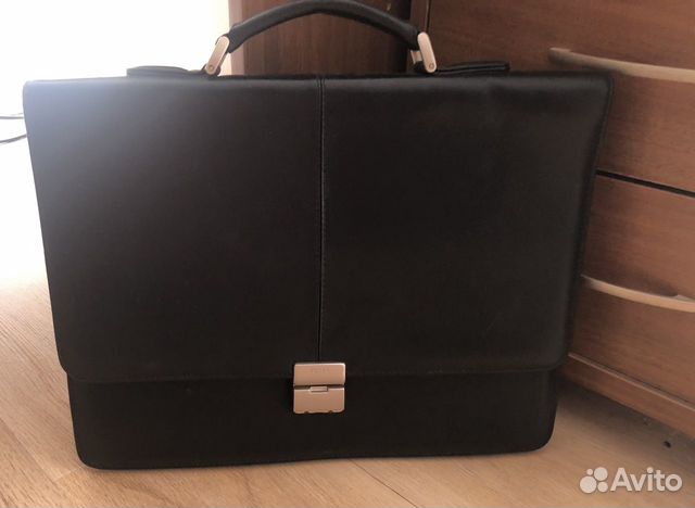 Мужской кожаный портфель