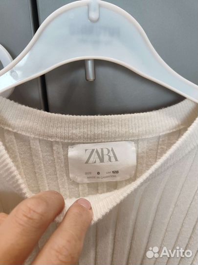 Zara комплект школьной одежды для девочек 128