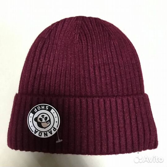 Шапка мужская теплая однотонная В наличии