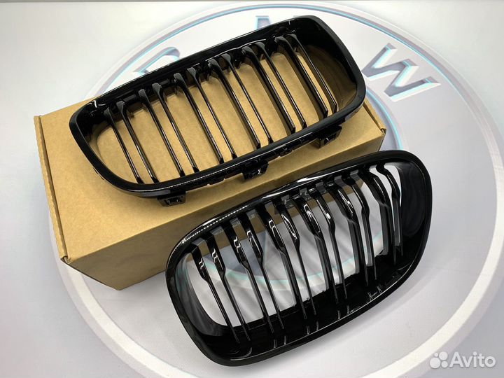 Решетка радиатора BMW F20 М стиль глянец