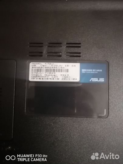 Asus K72J (Intel i3)