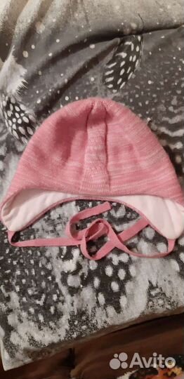 Шапка на девочку зимняя 50-52