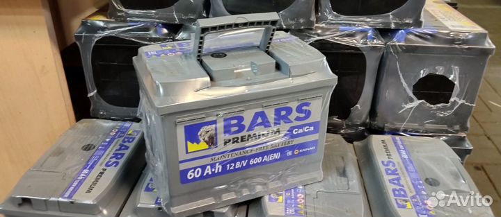 Аккумулятор 60 Барс 600A обратный
