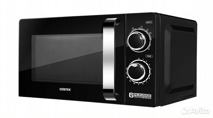 Микроволновая печь Centek CT-1575 (черный) Новая
