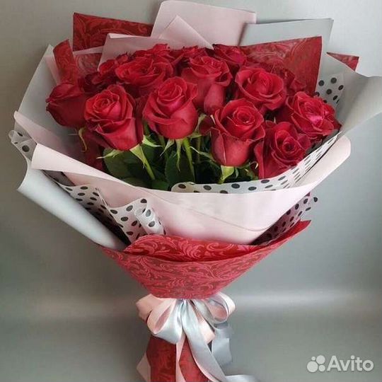 Цветы розы букет