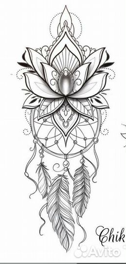 Татуировка /тату модель