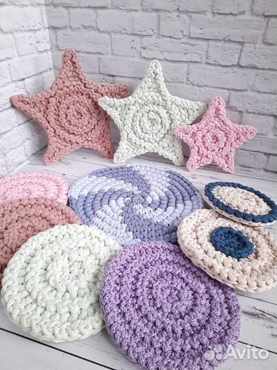 Подставки под горячее вязаные