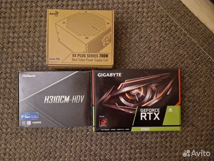 Игровой пк I5 9400F RTX 2060