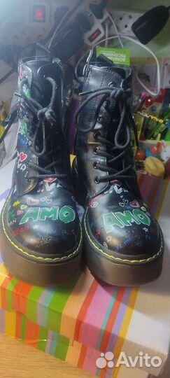 Ботинки для девочки демисезонные 34 размер