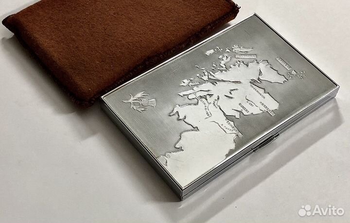 Портсигар Редкий Винтажный «Tallent» Made in Engla