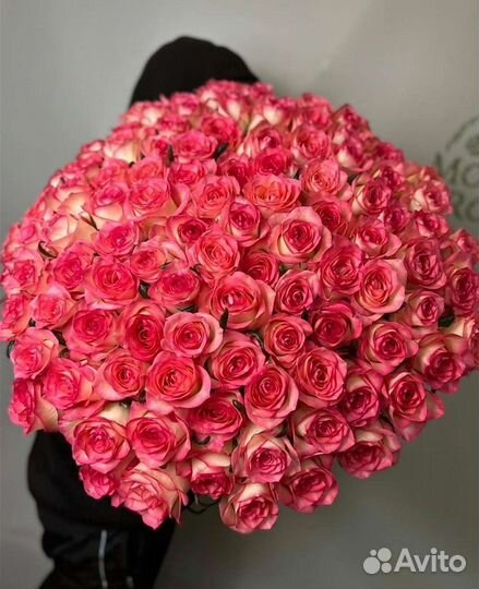 101 роза. Букет из 101 розы с доставкой