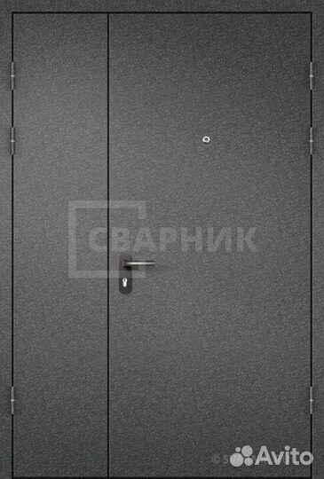 Дверь тамбурная глухая в коридор дт-245