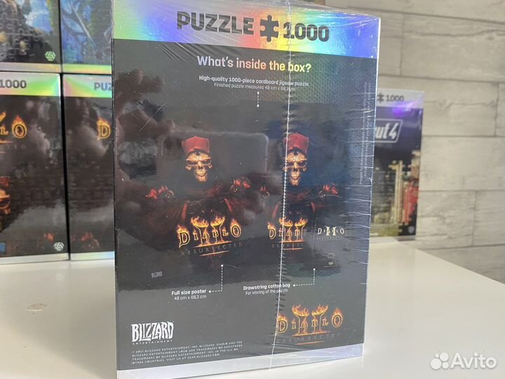 Коллекционные пазлы Diablo Fallout Ведьмак