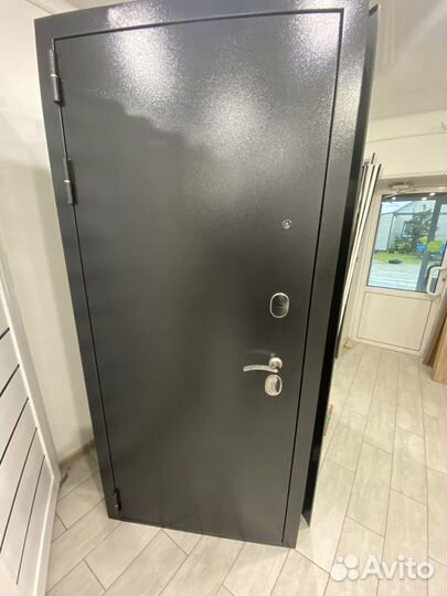 Дверь металлическая с зеркалом