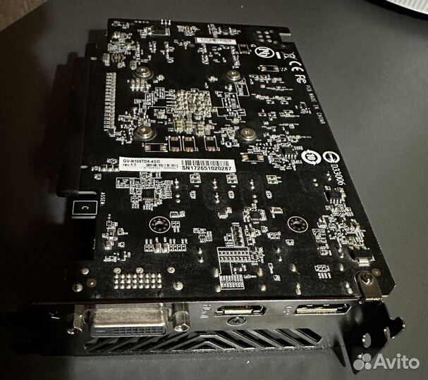 Видеокарта gigabyte GTX 1050Ti 4GB