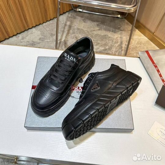 Кроссовки мужские кожаные Prada 39-45