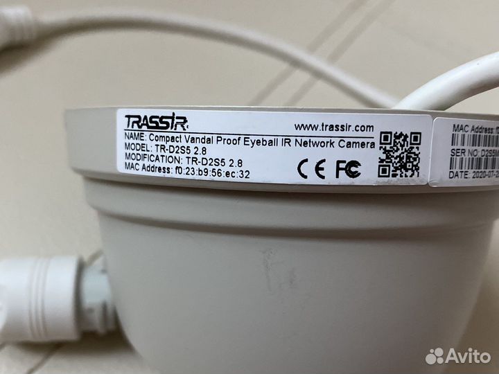 Камера видеонаблюдения купольная