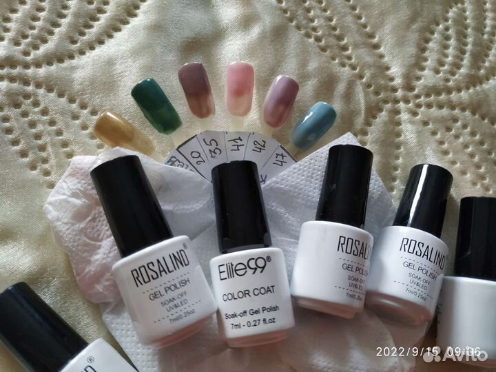 Гель лаки,полигель новые и слайдеры