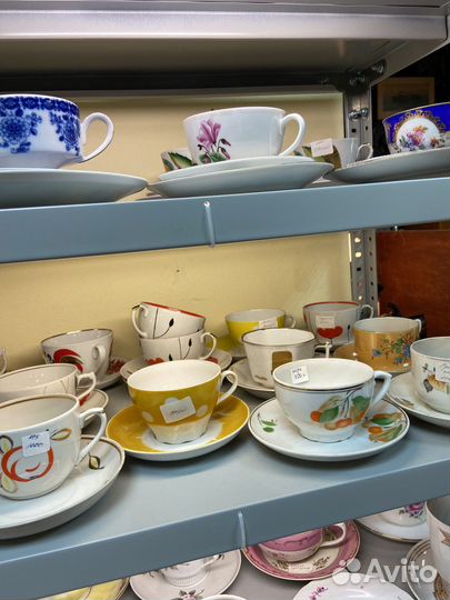 Чайная кофейная пара СССР гдр Польша Чехия винтаж