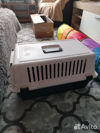 Переноска для кошек пластиковая бу