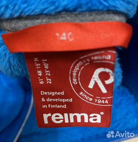 Флисовая кофта Reima 140 см, б/у