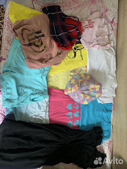 Вещи пакетом на девочку 134