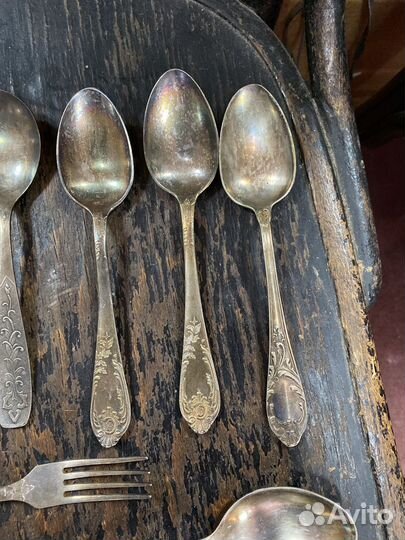 Ложки вилки мельхиоровые СССР