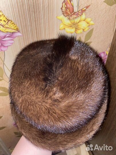 Шапка норковая женская