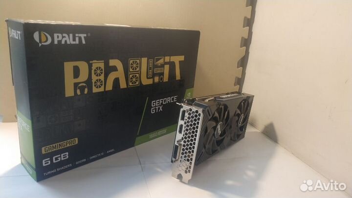 Видеокарта Palit Geforce GTX 1660 super gamingpro