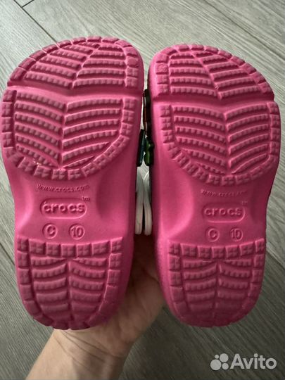 Crocs сабо, Adidas шлепки размер 27