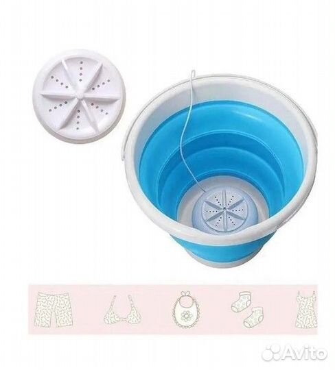 Ультразвуковая портативная стиральная машинка