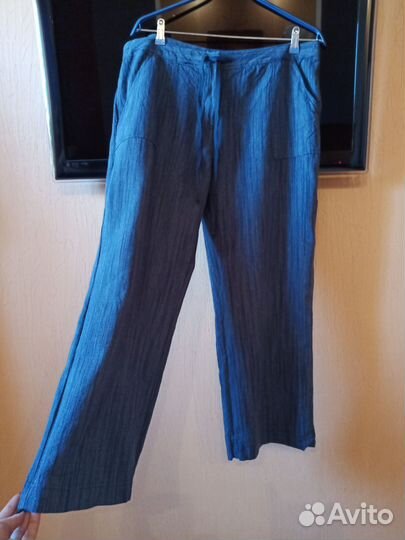 Брюки лён новые 52-54р-р