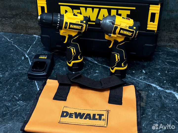 Бесщеточный шуруповерт+импакт Dewalt 2в1