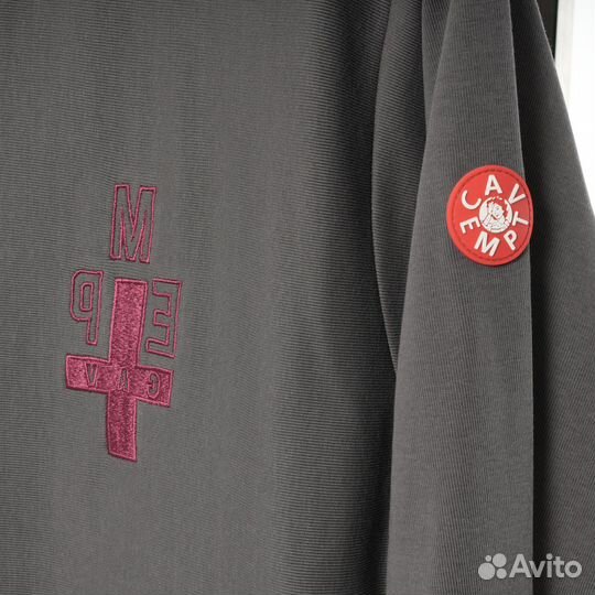 Лонгслив cavempt серый