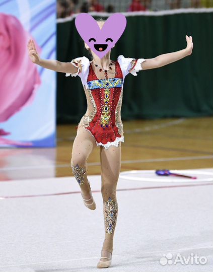 Купальник для художественной гимнастики 128