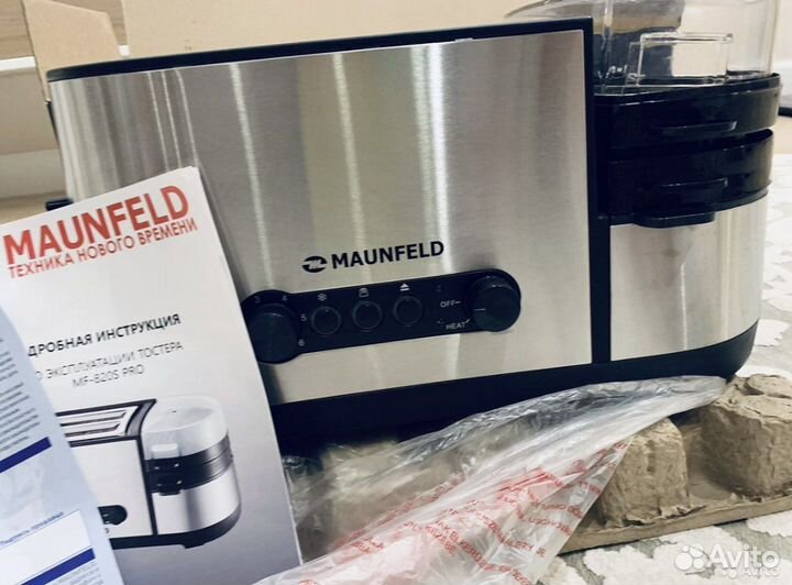 Тостер maunfeld MF-820S PRO 4 в 1