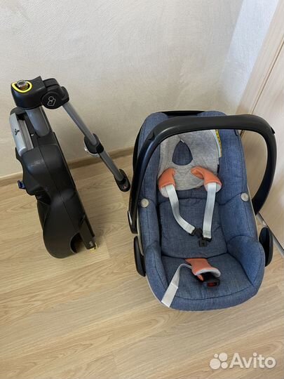 Автолюлька maxi cosi pebble с базой