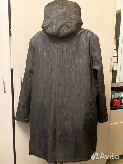 Пальто на меху кроличем 56-58