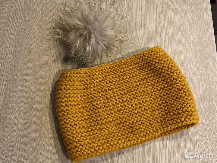 Детская шапка и снуд ручной работы