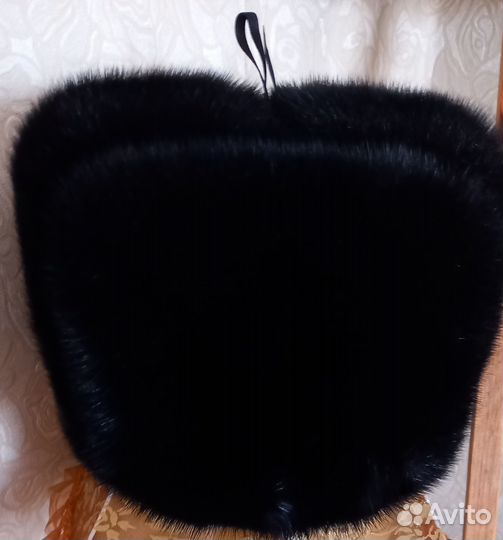 Норковая шапка мужская