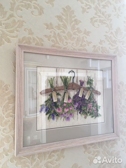 Картина вышивка
