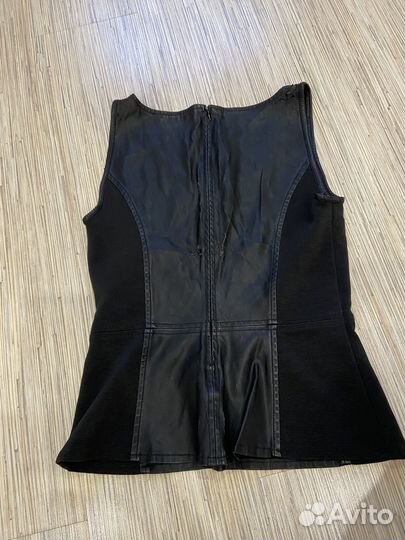 Брюки женские под кожу и топ