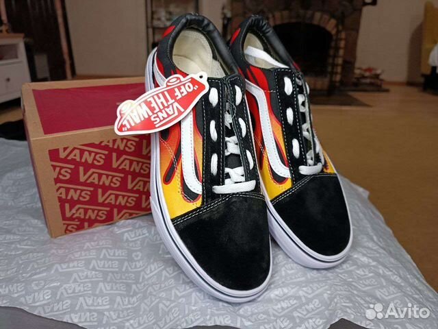 Кеды Vans old skool flame разм 40