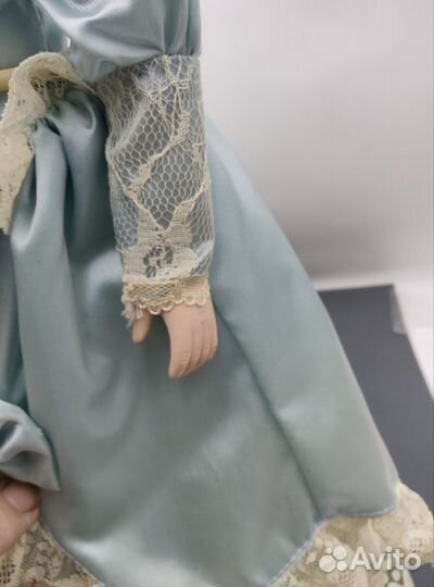 Винтажная Фарфоровая кукла 45-47 см