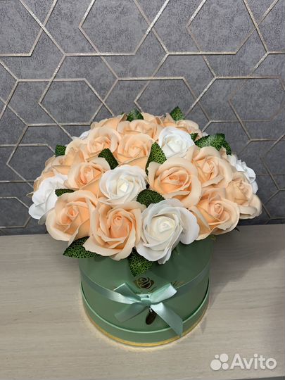 Букет, мыльные цветы, подарок