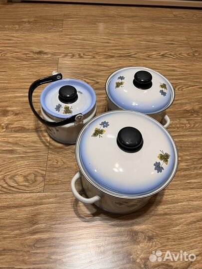 Набор эмалированной посуды